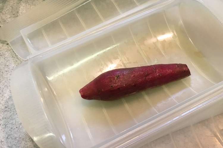 レンジで簡単 小さいさつまいも1本を蒸す レシピ 作り方 By ぢっくん クックパッド 簡単おいしいみんなのレシピが352万品