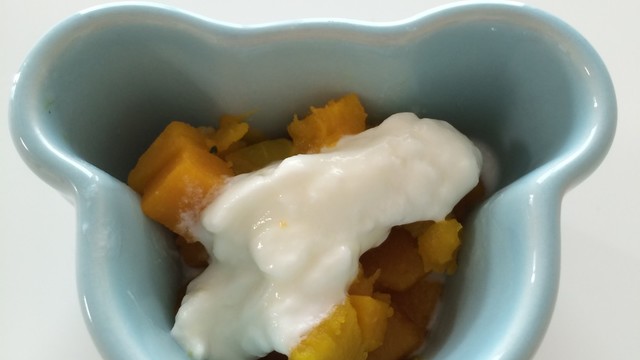 離乳食中期 かぼちゃヨーグルト レシピ 作り方 By クックfs6ryp クックパッド 簡単おいしいみんなのレシピが350万品