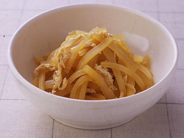 大根と油揚げの甘辛煮