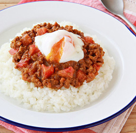 大豆のお肉のキーマカレー