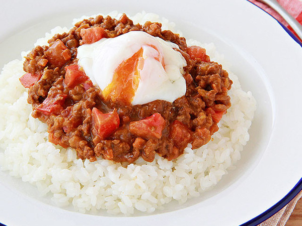 大豆のお肉のキーマカレー