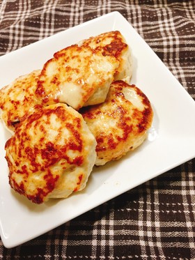 超簡単☆包丁いらずの味噌チーズつくね