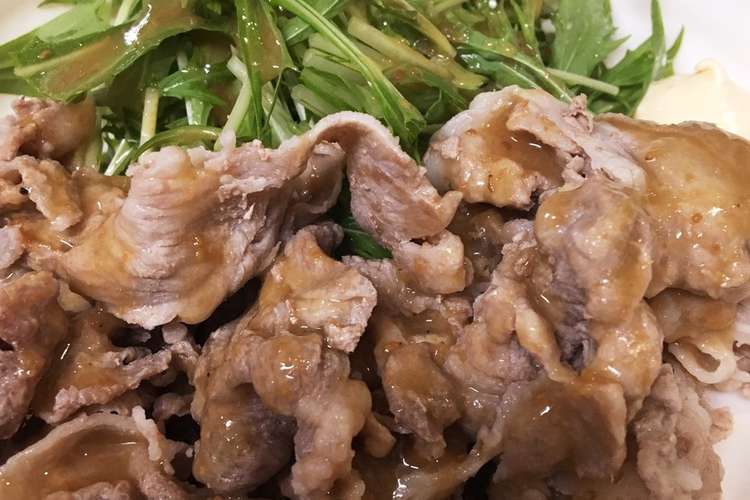 冷凍豚肉で簡単柔らか豚しゃぶ レシピ 作り方 By りりたんまん クックパッド 簡単おいしいみんなのレシピが357万品