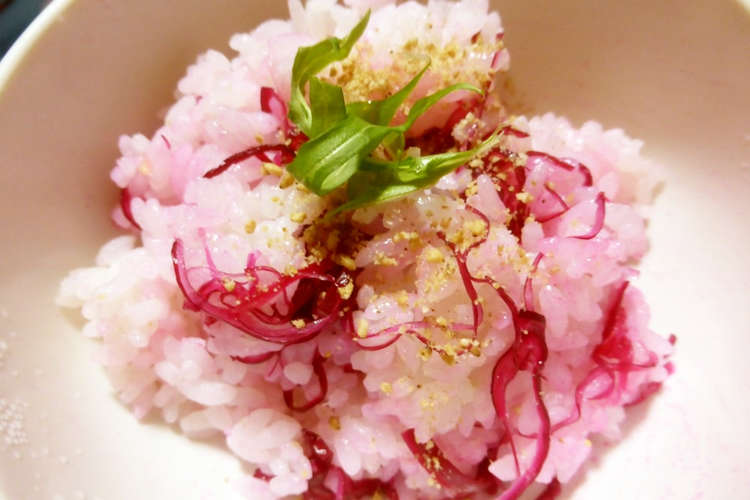 しばわかめ のほんのりピンクご飯 レシピ 作り方 By ぶどうなすび クックパッド 簡単おいしいみんなのレシピが376万品