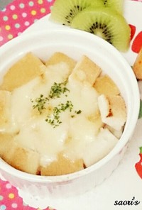 離乳食完了期♡パングラタン風野菜スープ
