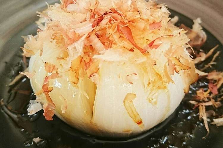 簡単 新玉ねぎのまるごとレンジ蒸し レシピ 作り方 By まちｻﾝ クックパッド