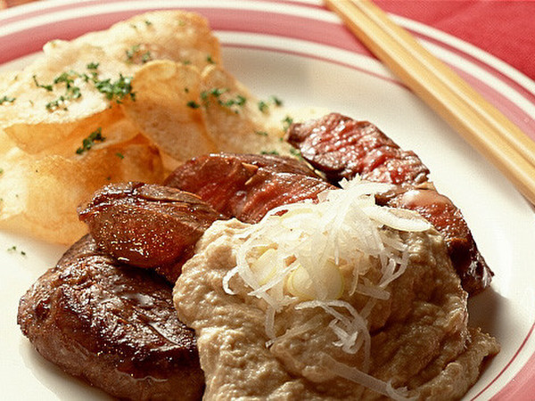 豆腐ソースステーキ