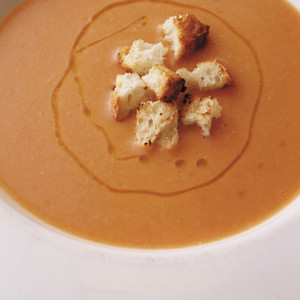 白いんげん豆のクリームスープ