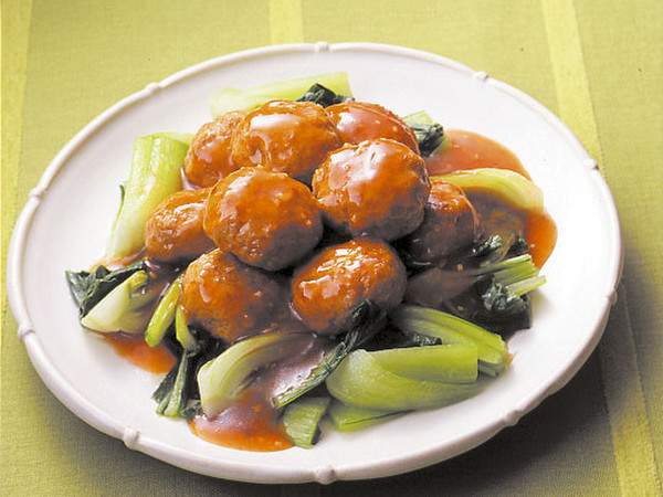 肉だんごのチリソース