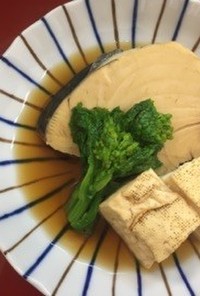 生節と焼き豆腐の煮物