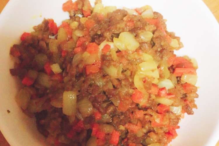 市販のカレールーで簡単ドライカレー レシピ 作り方 By キッチンmama クックパッド 簡単おいしいみんなのレシピが352万品