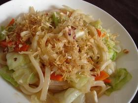 めんつゆで簡単焼きうどん★