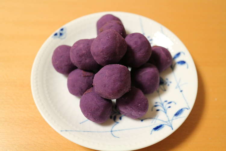 お弁当に 簡単ビーガン紫芋ボール レシピ 作り方 By Suziehippy クックパッド