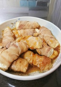 【超簡単】豆腐の豚バラロール
