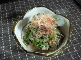 春菊マヨポンツナ和え