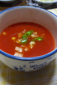 簡単！春を味わうトマトスープ