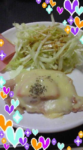 豚ローストマトONチーズ