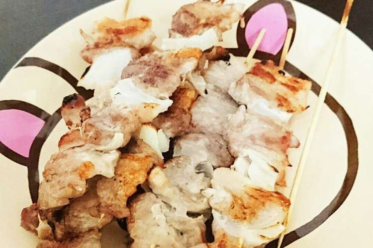 福岡の焼き鳥の定番 豚バラ串 レシピ 作り方 By にここ クックパッド
