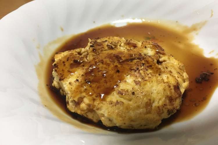 材料少ない 卵と豆腐だけの豆腐ハンバーグ レシピ 作り方 By 沙稀 Saki クックパッド