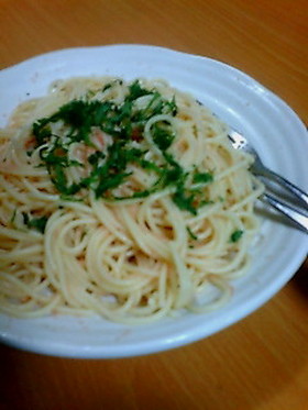 シンプルパスタ*たらこのスパゲッティ