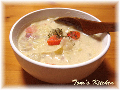 豆乳スープの写真