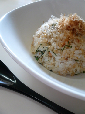 梅しそチャーハン~昆布茶入り☆
