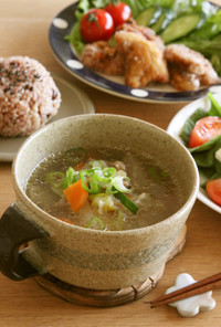 塩麹でシンプル美味しいスープ