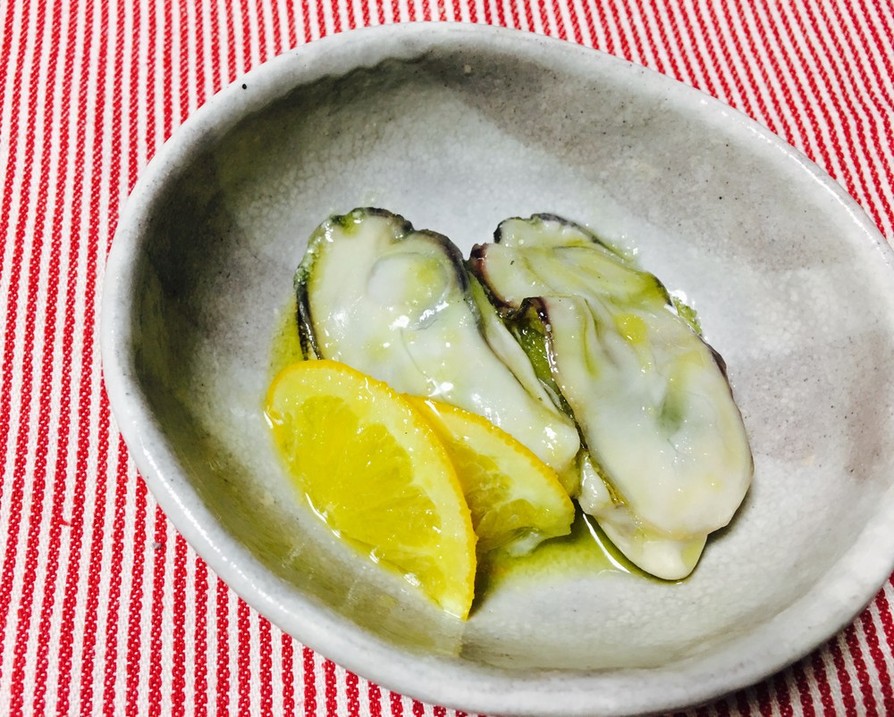 牡蠣のオリーブオイル漬け レモン風味の画像