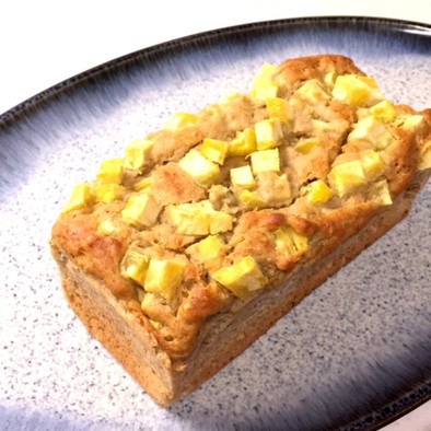 ギルトフリー！豆腐バナナのパウンドケーキの写真