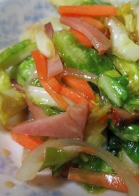 春キャベツの中華風サラダ