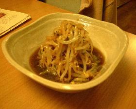 もやしの中華風和え物