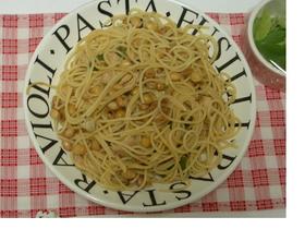 一つ鍋で☆ソース不要の和風豆パスタ★