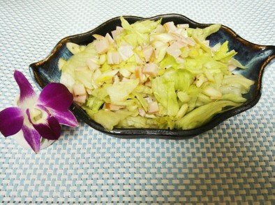 材料3つ♪沖縄料理♪島らっきょうのサラダの写真