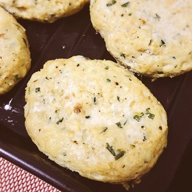 大葉風味*豆腐のふわふわ味噌バーグ