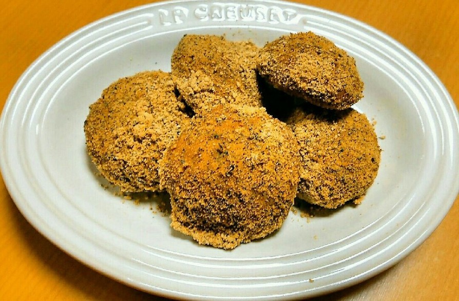 低糖質黒ごまきな粉クッキーの画像