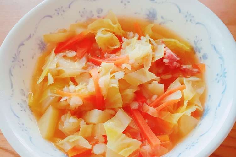 栄養満点 もち麦コンソメスープ レシピ 作り方 By Nico 25 クックパッド 簡単おいしいみんなのレシピが352万品