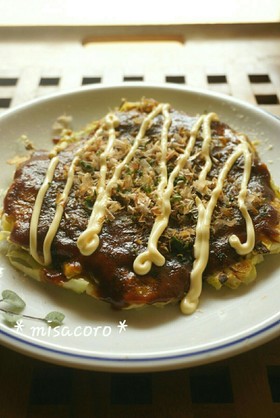 mレンジde簡単!お好み焼き