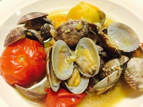簡単☆ウイスキーで洋風あさりの酒蒸し♪