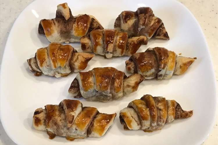 冷凍パイシートで 簡単チョコクロワッサン レシピ 作り方 By クックまいななパパ クックパッド 簡単おいしいみんなのレシピが374万品