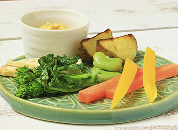 彩り野菜のココナッツディップの画像