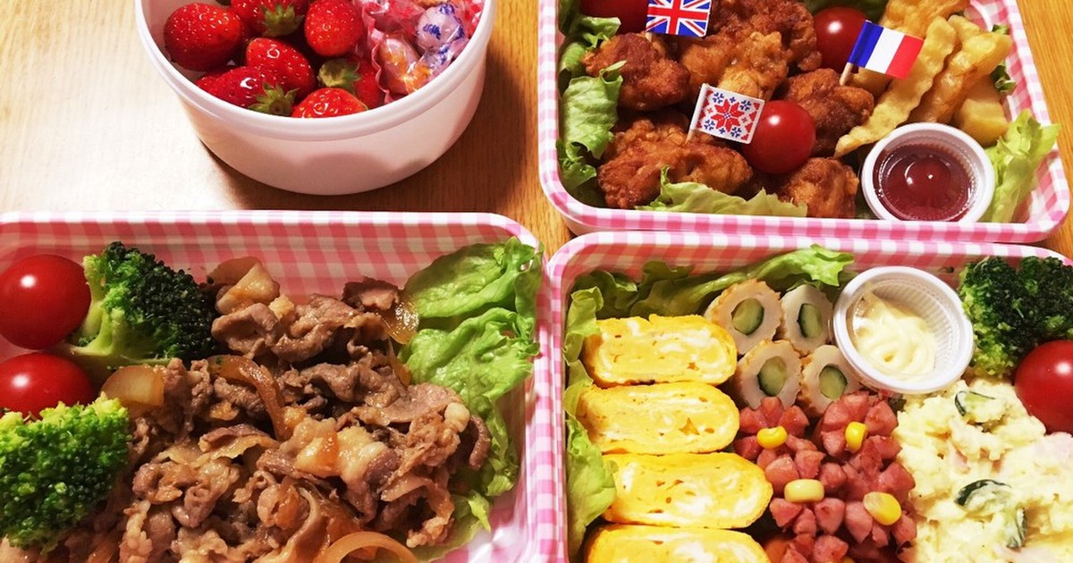 ピクニック お花見に 簡単お弁当 レシピ 作り方 By ゆん