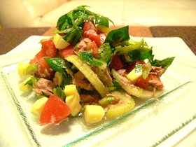 セロリとツナの香りサラダ♪