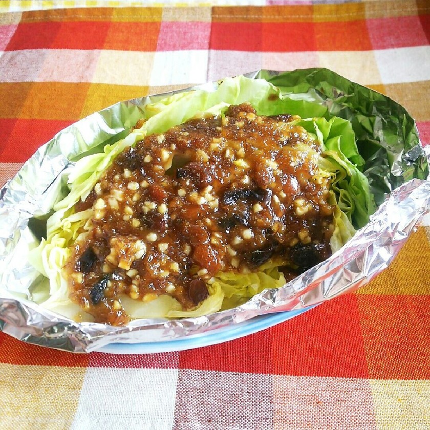 金山寺味噌de春キャベツのホイル焼き♪ by 弓張り月 【クックパッド】 簡単おいしいみんなのレシピが357万品