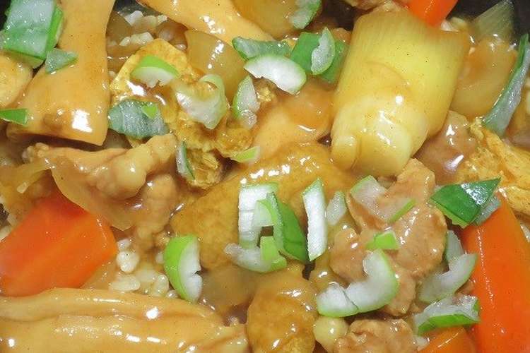 簡単 早い エリンギ 長ネギ入りカレー丼 レシピ 作り方 By りゅうせい２ クックパッド