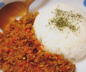簡単★レシピ聞かれるドライキーマカレー★