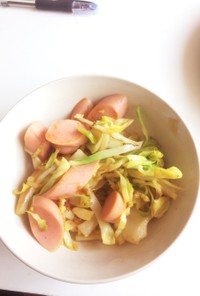 野菜炒め（魚肉味噌）