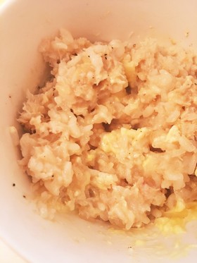 簡単!3分でカニの缶詰ごはん