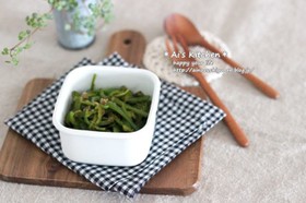 レンジで簡単副菜*ピーマンの煮浸し*
