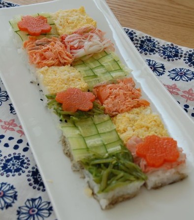 モザイク寿司の写真