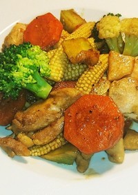 【中華】華僑の野菜炒め【彩り鮮やか】